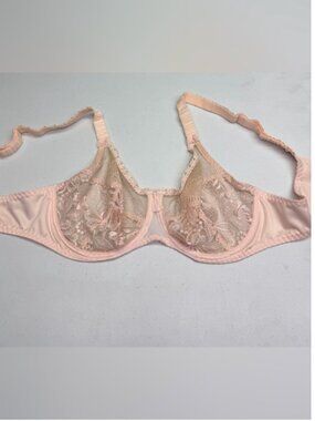 Empreinte Agathe Full Cup Underwire Bra 36C Ivory Embroidered NWOT *P1067